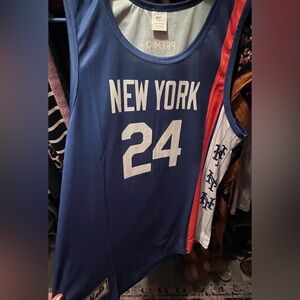 New York Mets basketball jersey L large